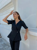 Bluza Ineffable Short sleeve Blue Marime 40 PEARLMED